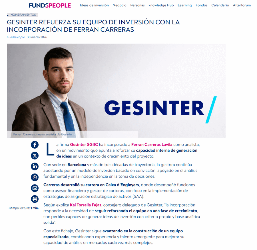 FundsPeople — Ferran Carreras